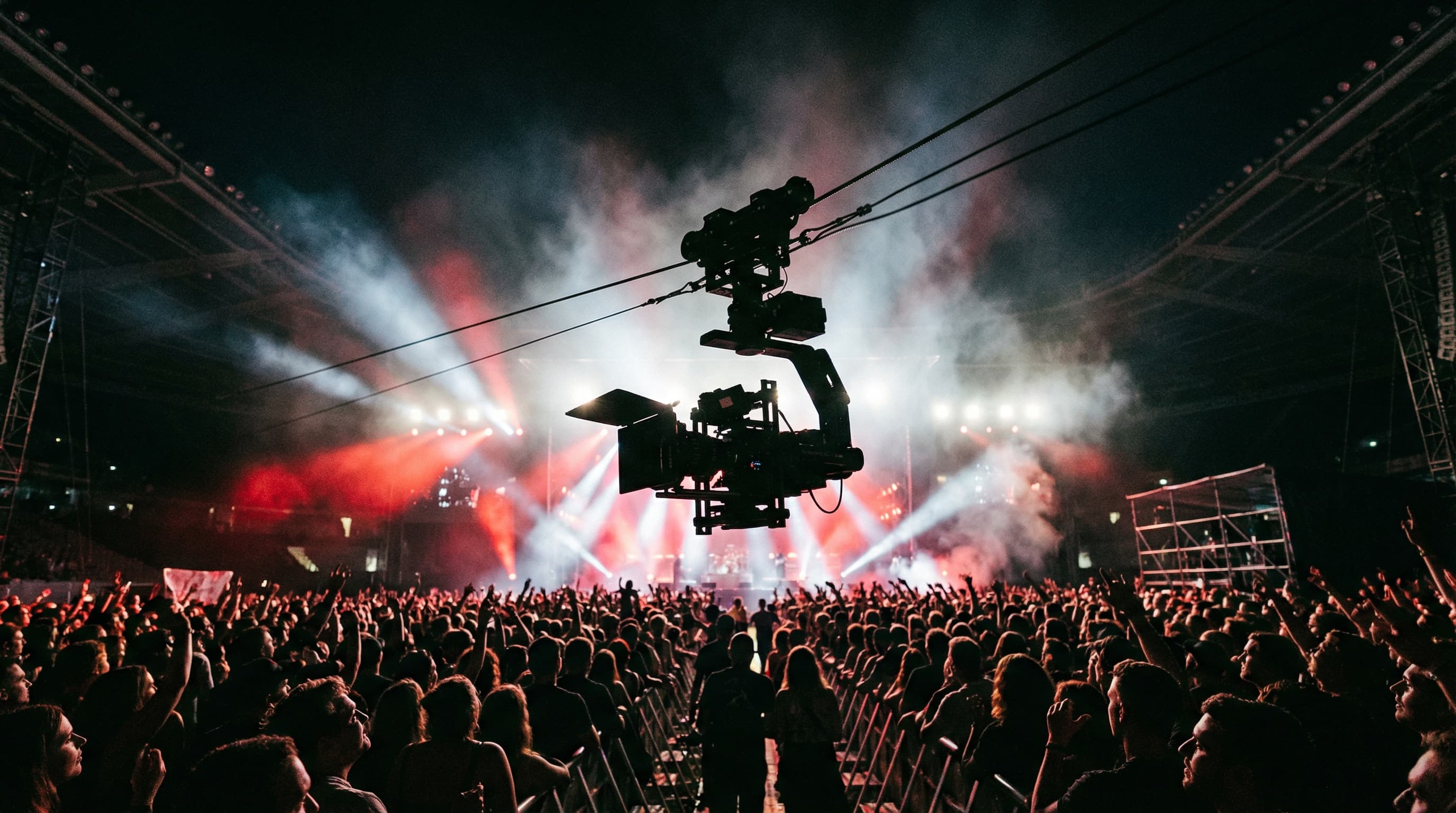 CableCam на концерте